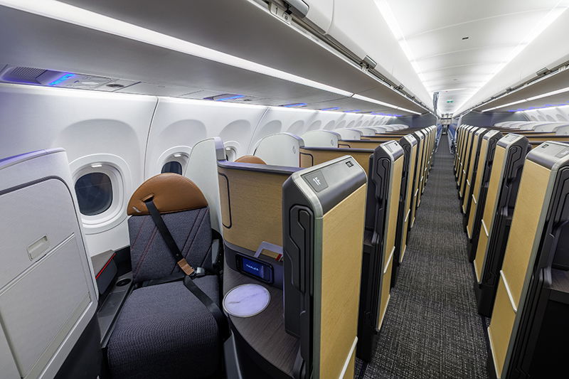 American Airlines’ Updated Business Class Seats Restrict Service While Watching TV