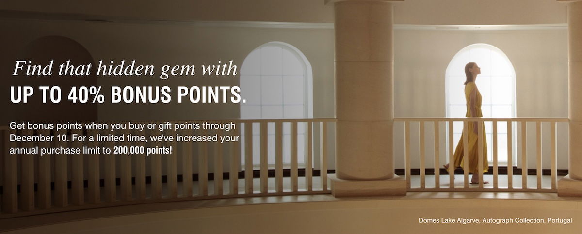 Marriott Presents 40% Extra on Bonvoy Points Purchase at 0.89 Cents Per Point