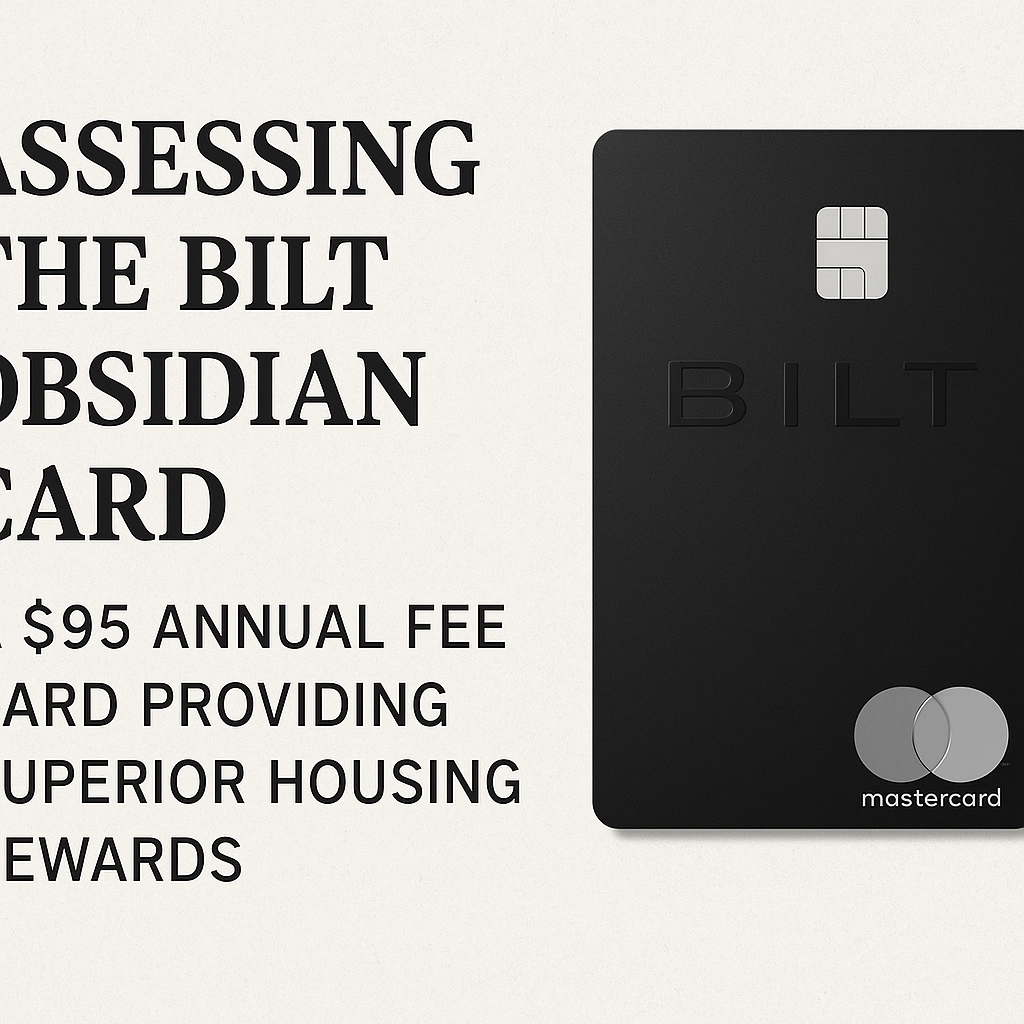 Assessing the Bilt Obsidian Card: A $95 Annual Fee Card Providing Superior Housing Rewards