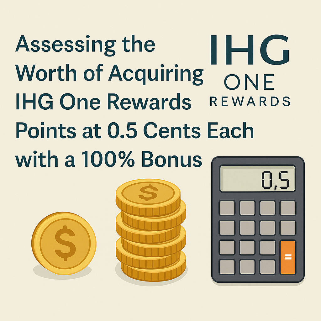 Assessing the Worth of Acquiring IHG One Rewards Points at 0.5 Cents Each with a 100% Bonus