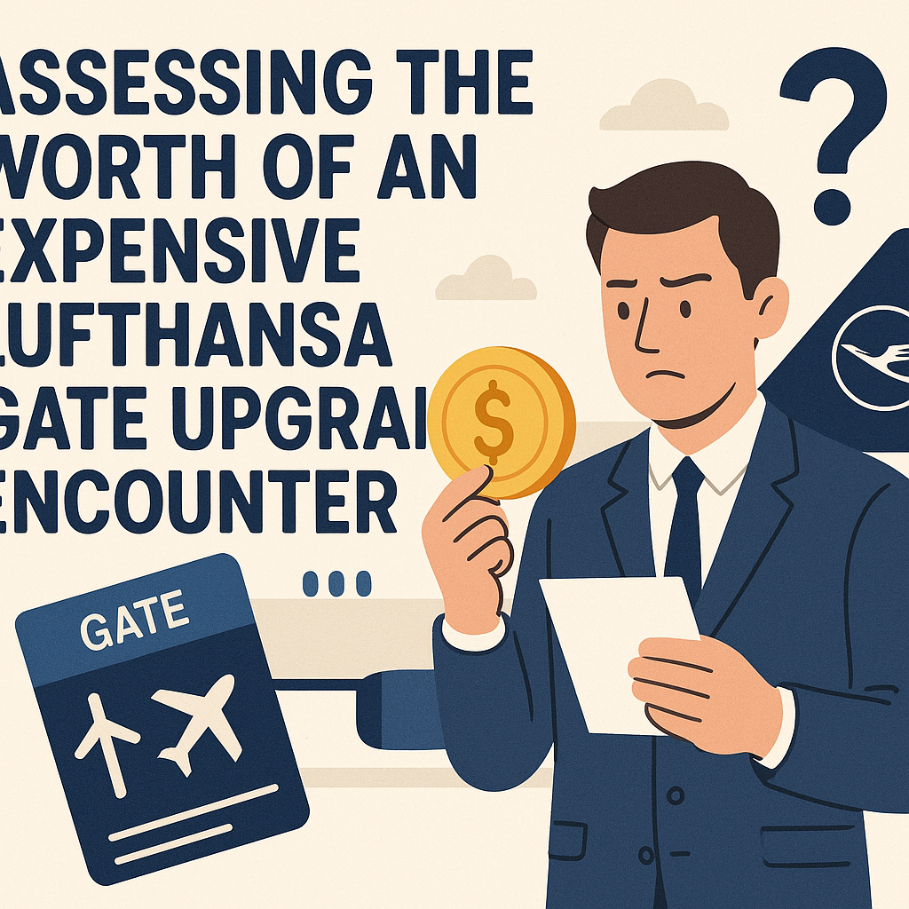 Assessing the Worth of an Expensive Lufthansa Gate Upgrade Encounter