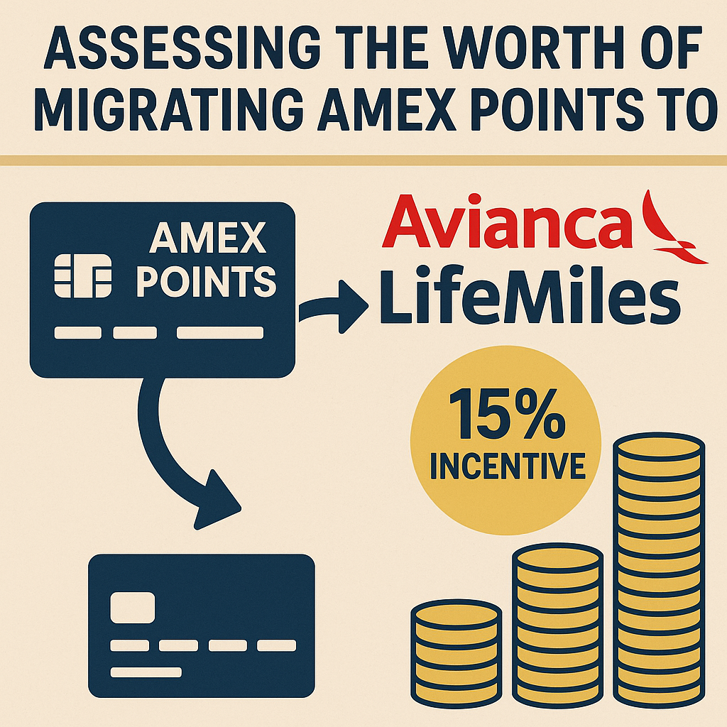 Assessing the Worth of Migrating Amex Points to Avianca Lifemiles with a 15% Incentive