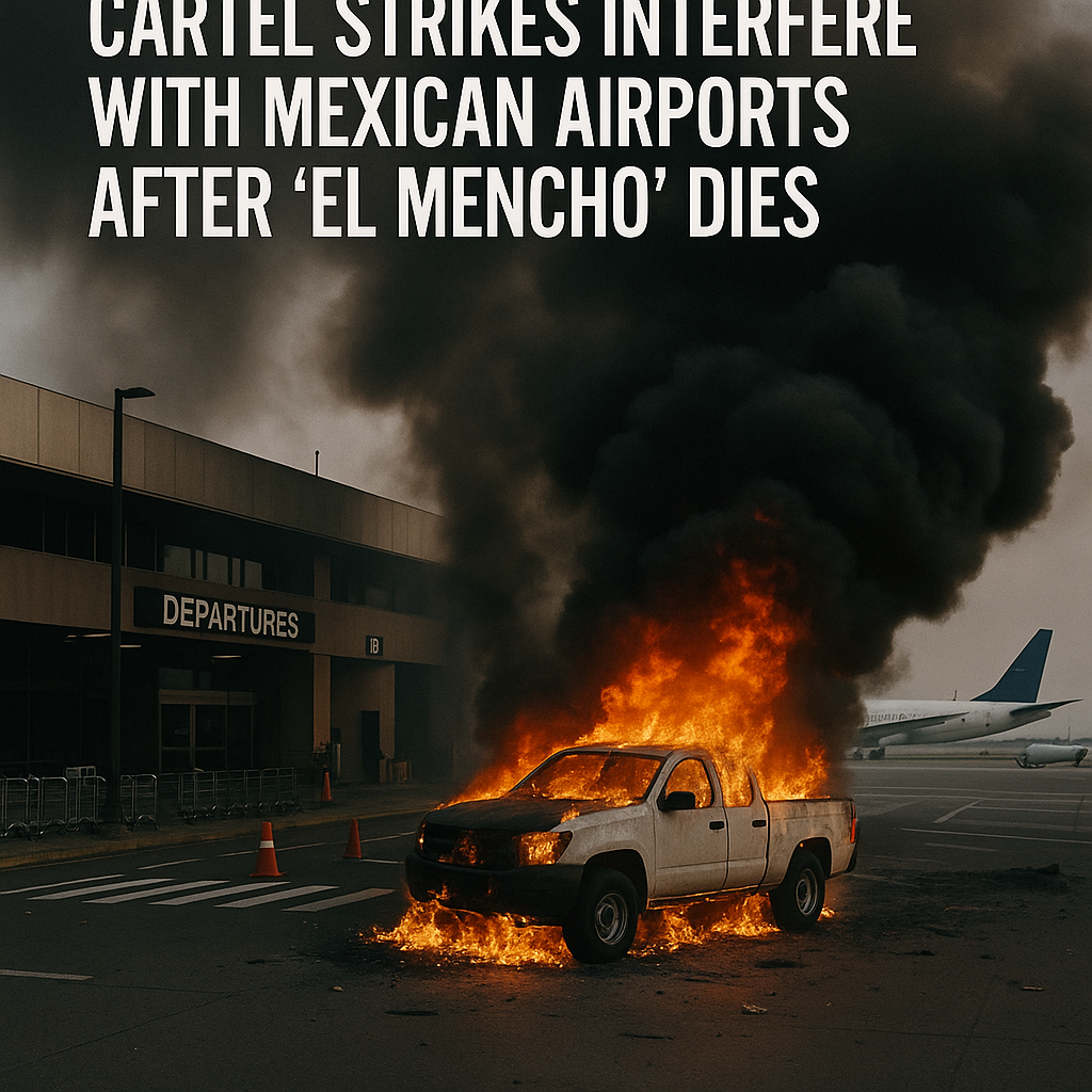 Cartel Strikes Interfere with Mexican Airports After “El Mencho” Dies