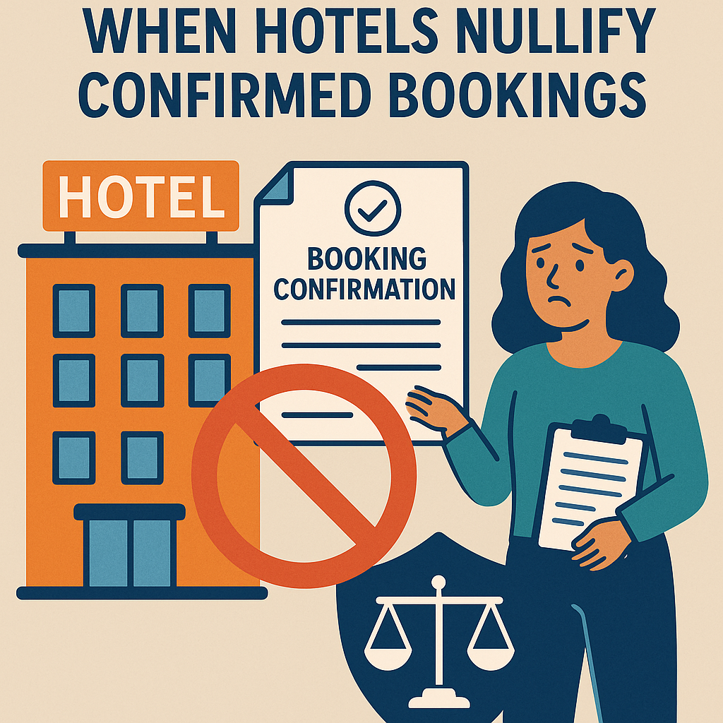 Comprehending Your Entitlements When Hotels Nullify Confirmed Bookings