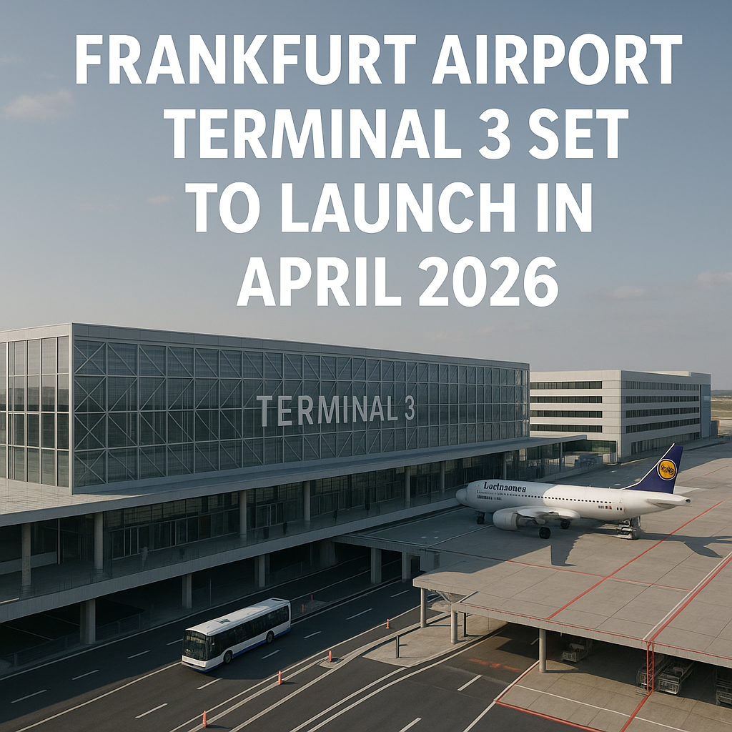 Frankfurt Airport Terminal 3 Set to Launch in April 2026