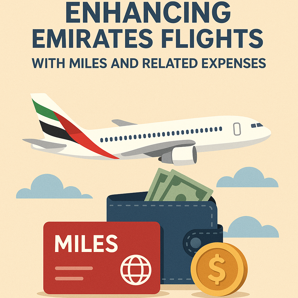 Guide to Enhancing Emirates Flights with Miles and Related Expenses