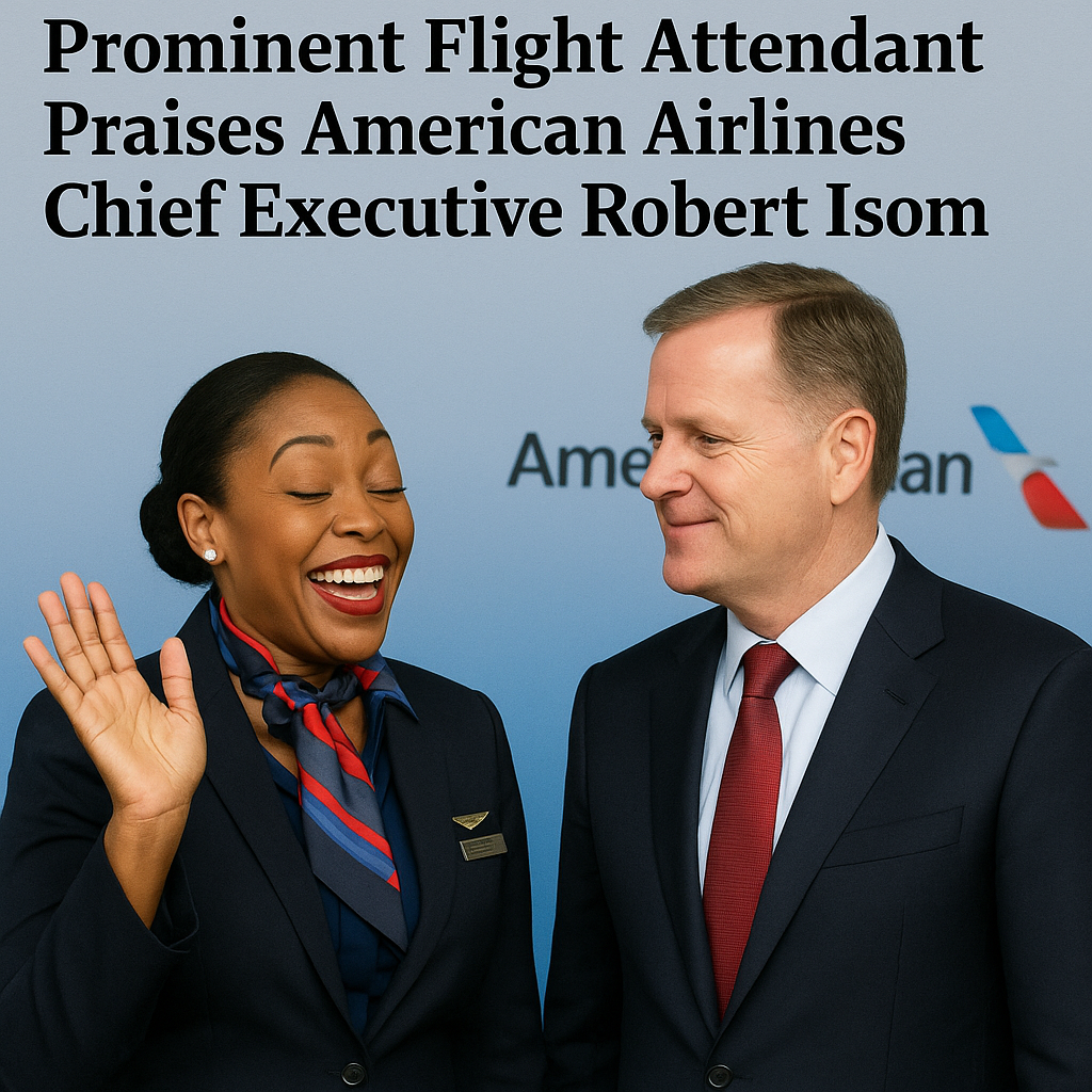 Prominent Flight Attendant Praises American Airlines Chief Executive Robert Isom