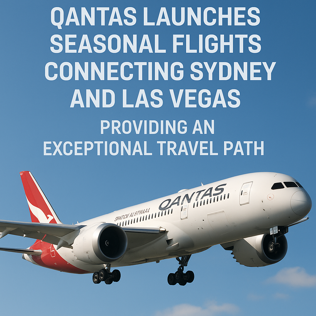 Qantas Launches Seasonal Flights Connecting Sydney and Las Vegas, Providing an Exceptional Travel Path