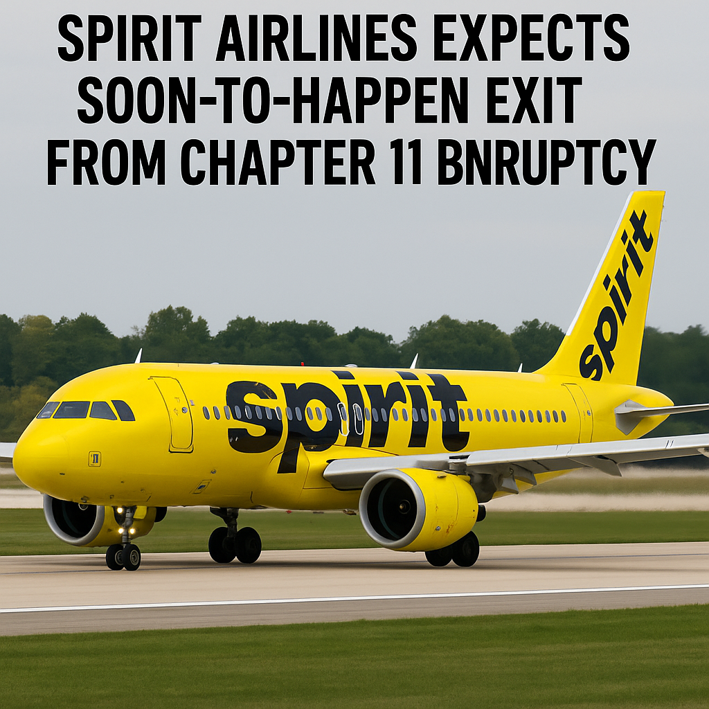 Spirit Airlines Expects Soon-to-Happen Exit from Chapter 11 Bankruptcy