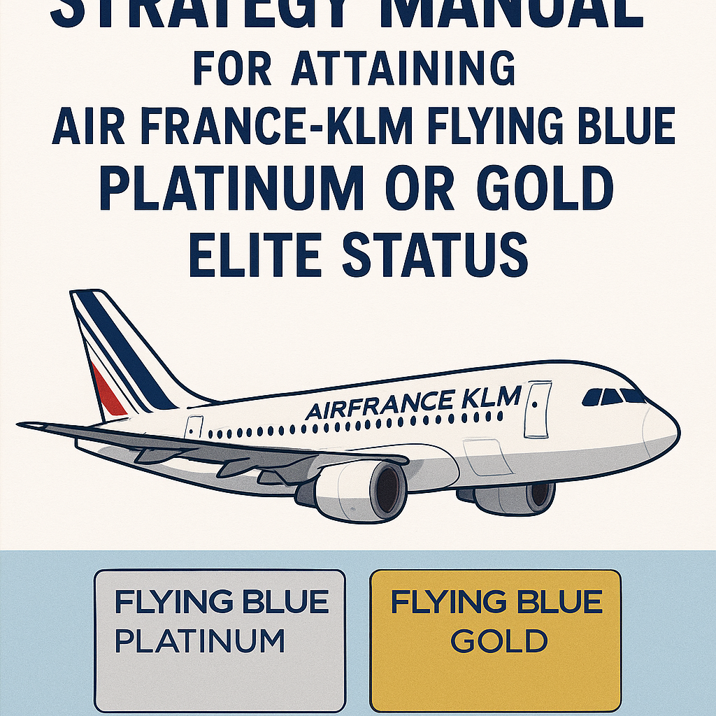 Strategy Manual for Attaining Air France-KLM Flying Blue Platinum or Gold Elite Status