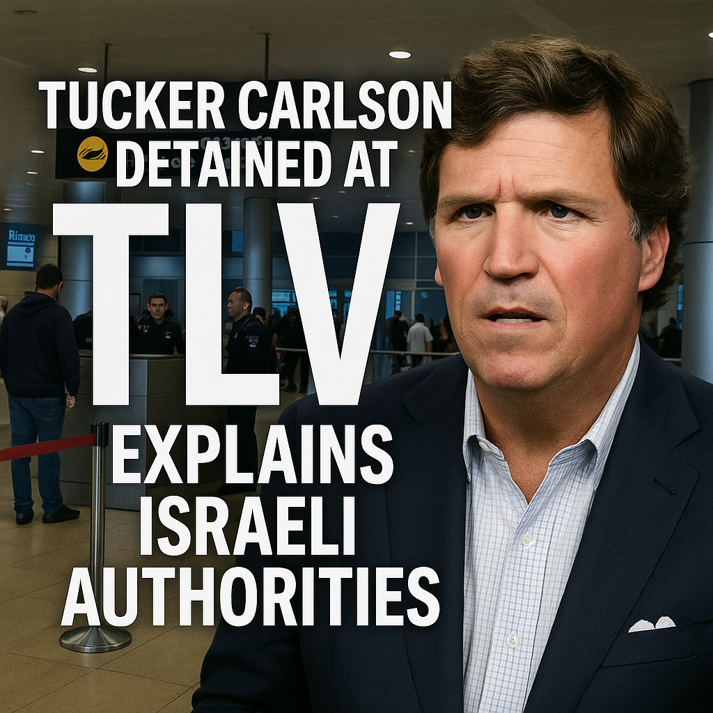 Tucker Carlson’s Reported Confinement at TLV: Explanation Regarding Encounter with Israeli Authorities