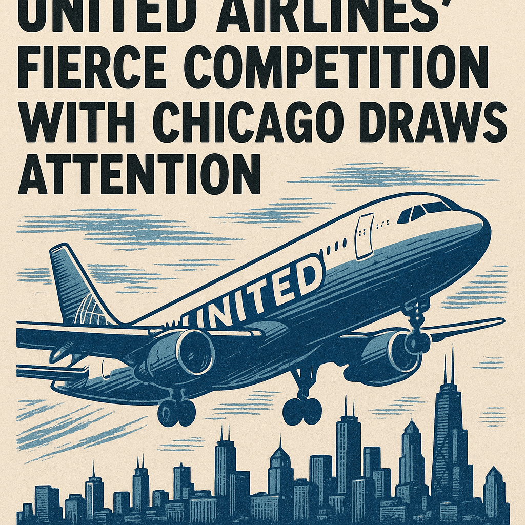 United Airlines’ Fierce Competition with Chicago Draws Attention