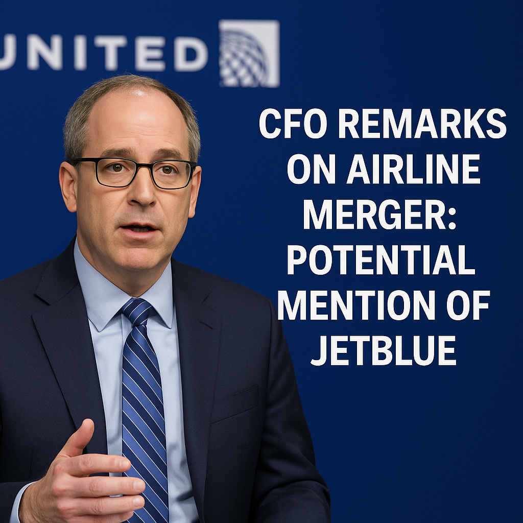 United CFO Remarks on Airline Merger: Potential Mention of JetBlue