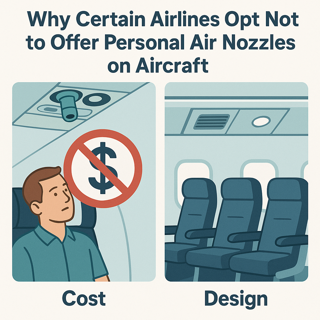 Why Certain Airlines Opt Not to Offer Personal Air Nozzles on Aircraft