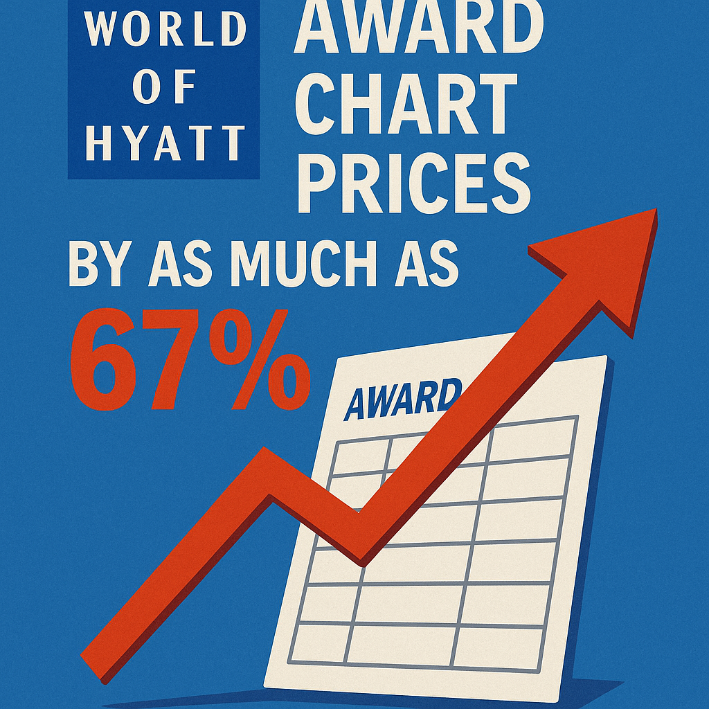 World of Hyatt Raises Award Chart Prices by As Much As 67%