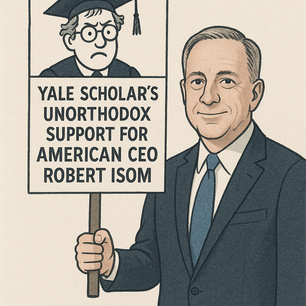 Yale Scholar’s Unorthodox Support for American CEO Robert Isom