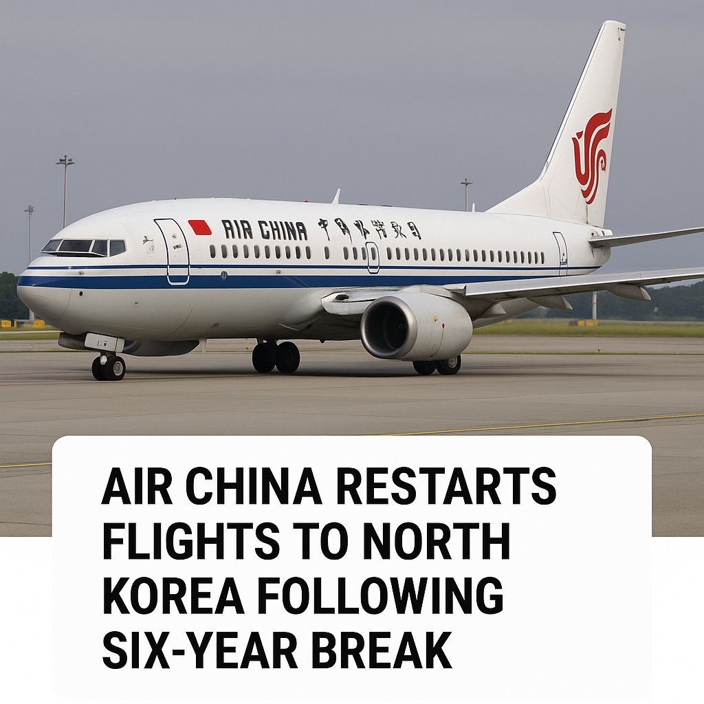 Air China Restarts Flights to North Korea Following Six-Year Break
