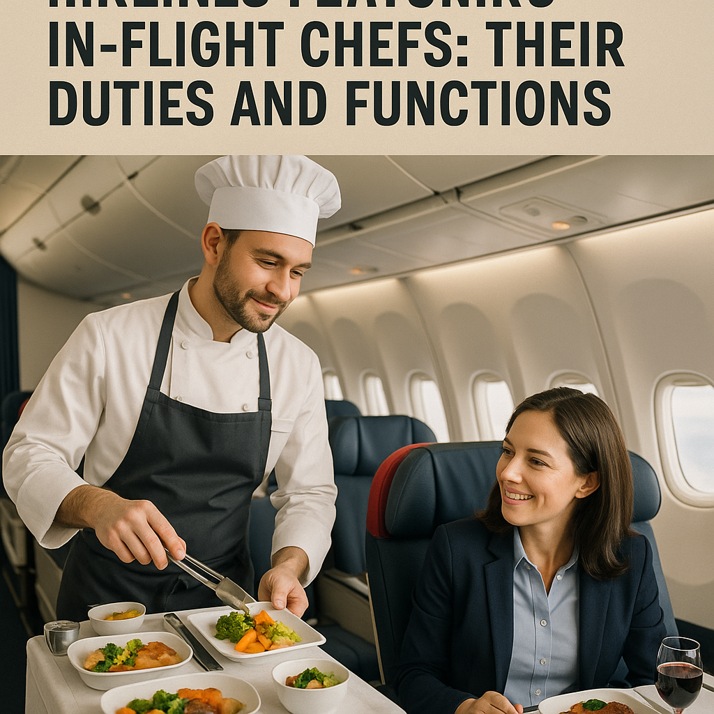 Airlines Featuring In-Flight Chefs: Their Duties and Functions