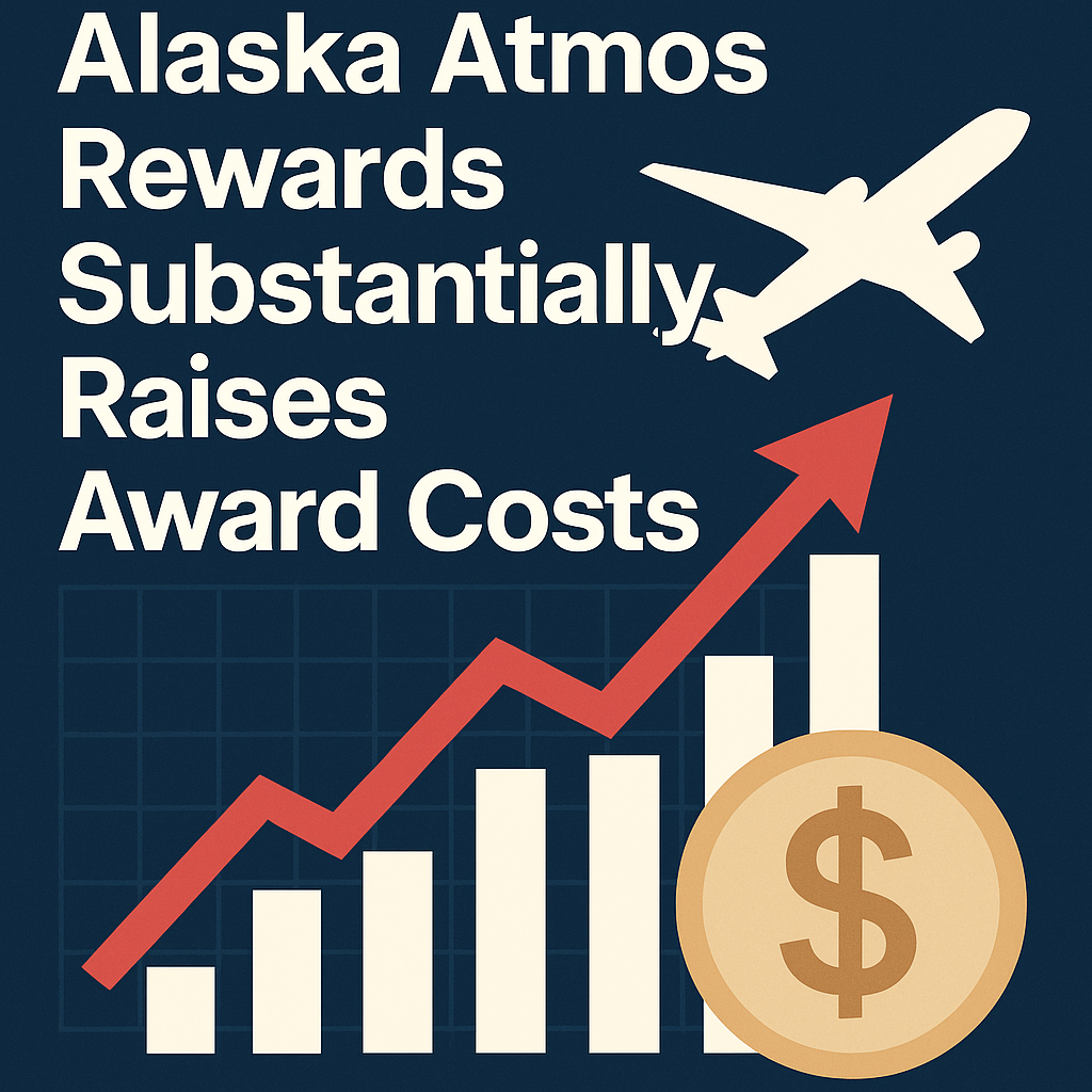 Alaska Atmos Rewards Substantially Raises Award Costs