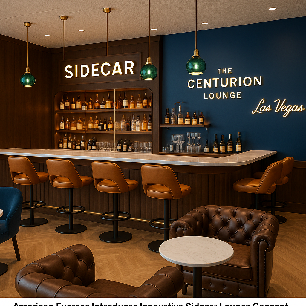 American Express Introduces Innovative Sidecar Lounge Concept at Las Vegas Centurion Lounge