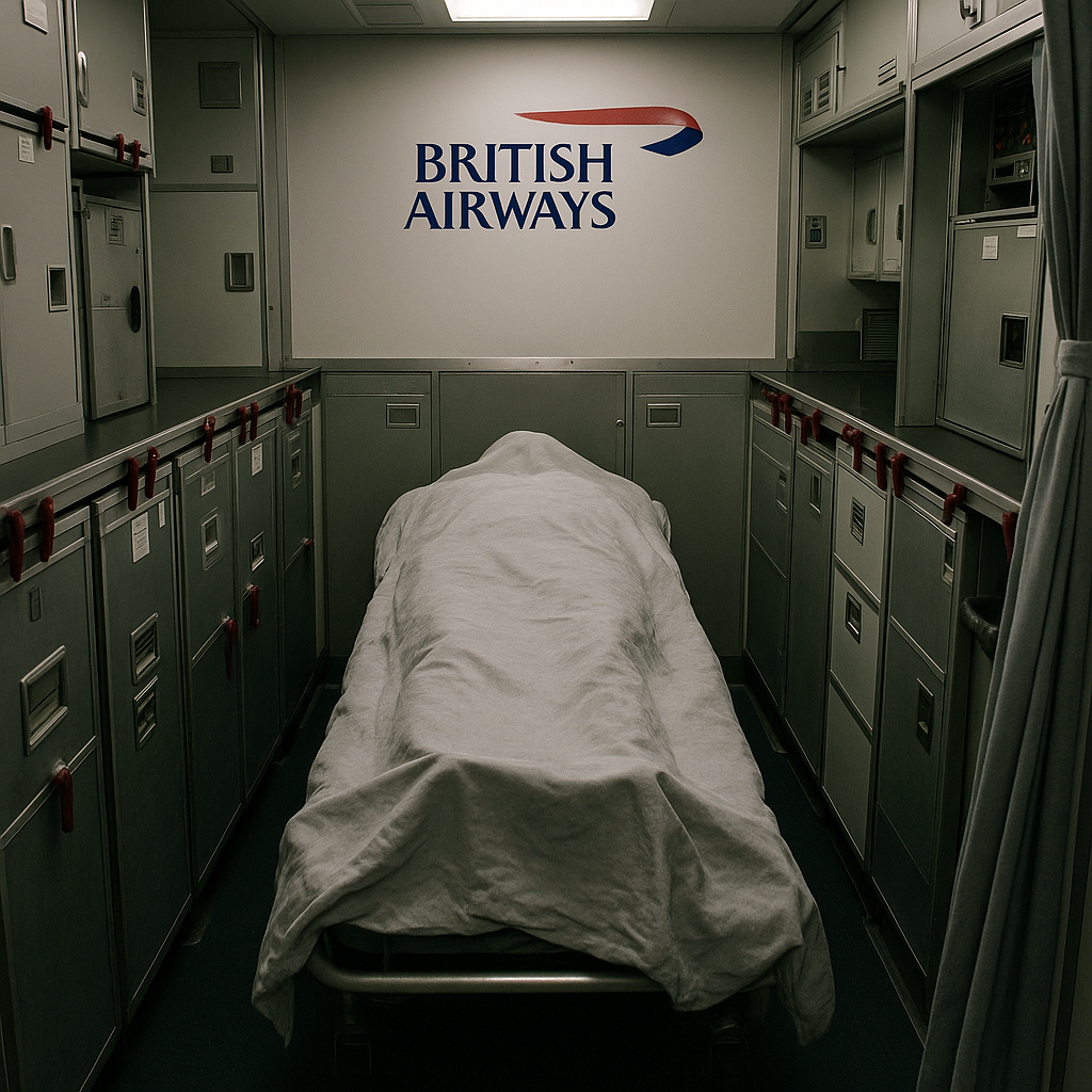 British Airways Keeps Body of Deceased Passenger in Galley for 13 Hours, Leading to Odor Complaint