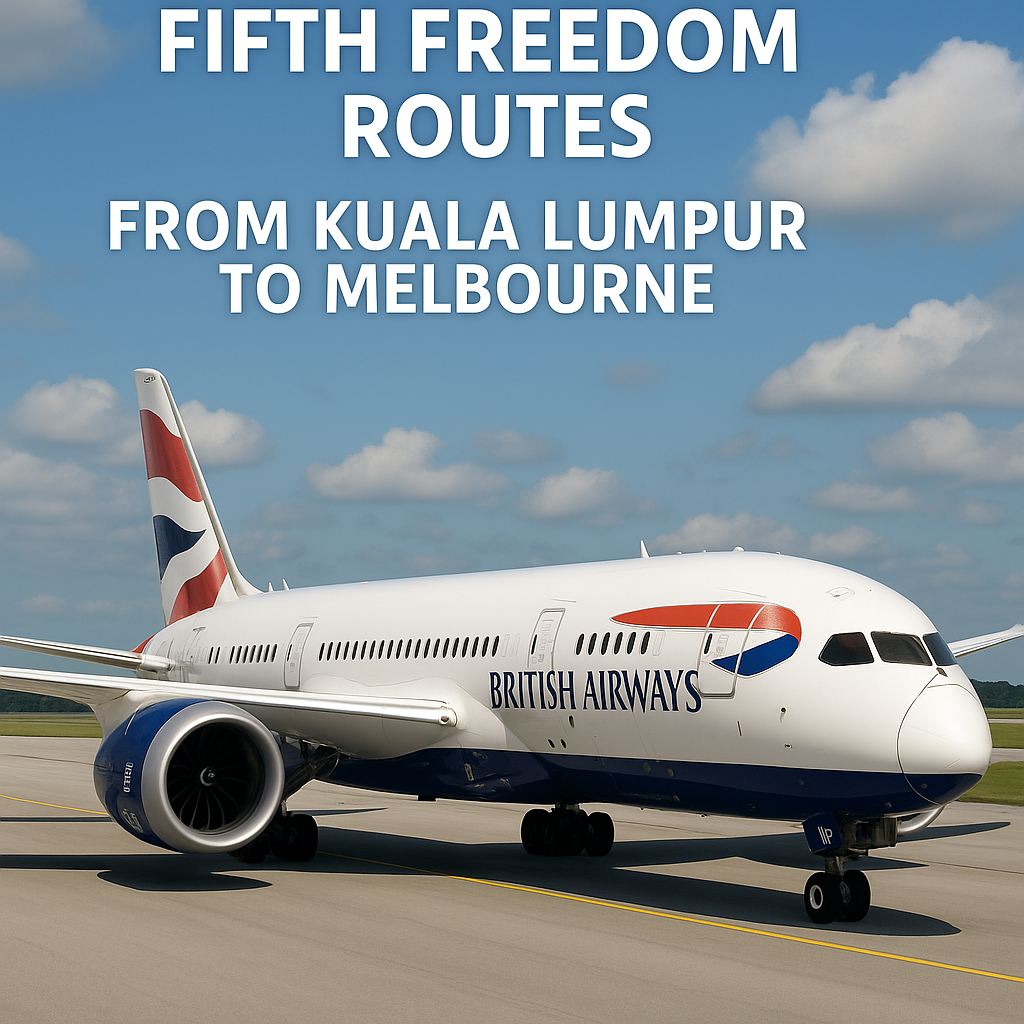 British Airways Launches Fifth Freedom Routes from Kuala Lumpur to Melbourne