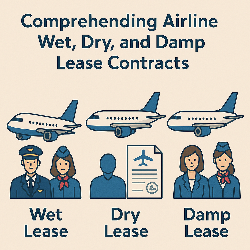 Comprehending Airline Wet, Dry, and Damp Lease Contracts