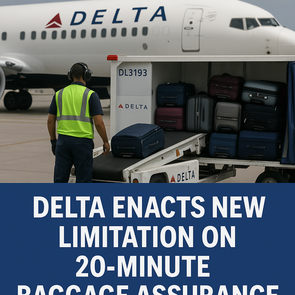 Delta Enacts New Limitation on 20-Minute Baggage Assurance
