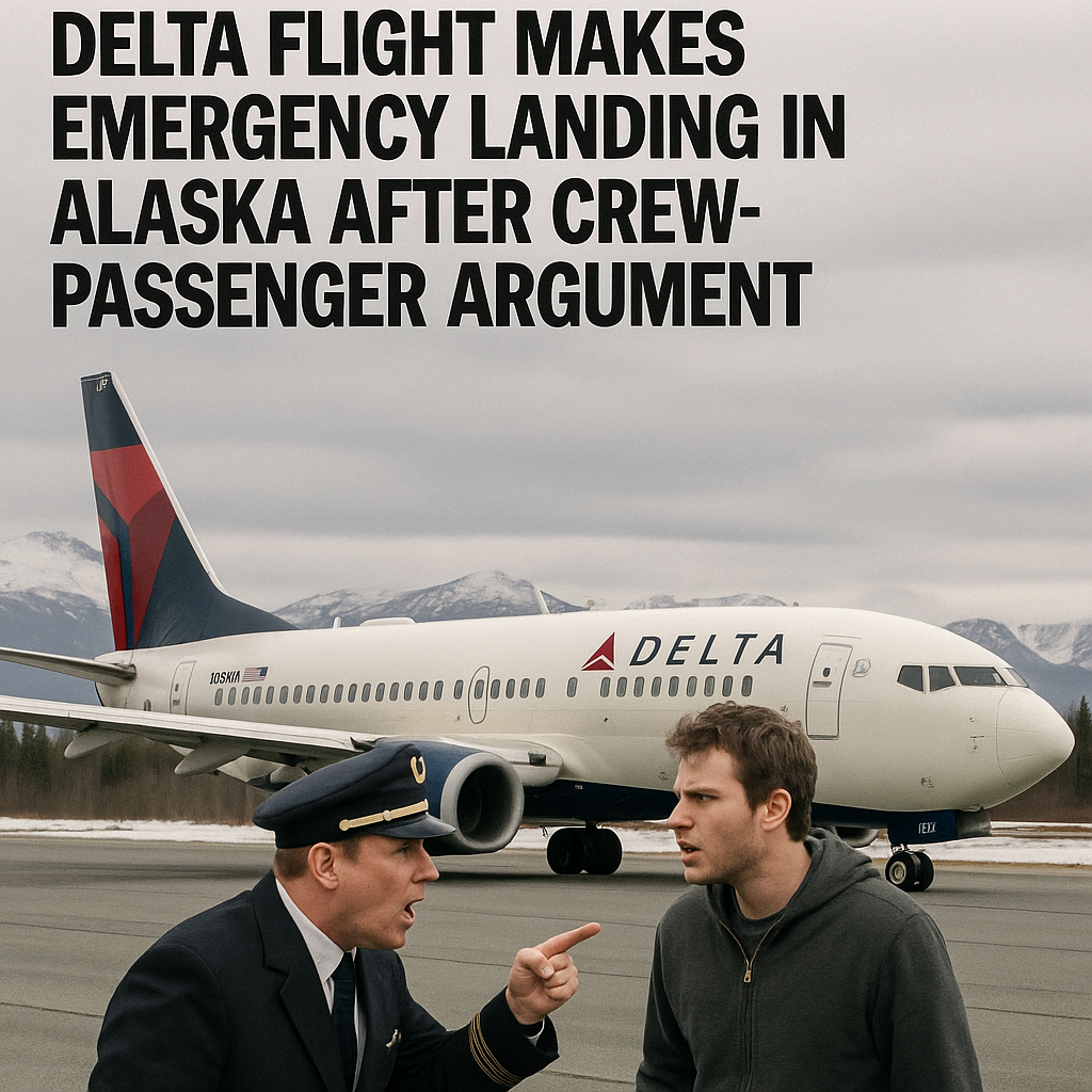 Delta Flight Makes Emergency Landing in Alaska After Crew-Passenger Argument