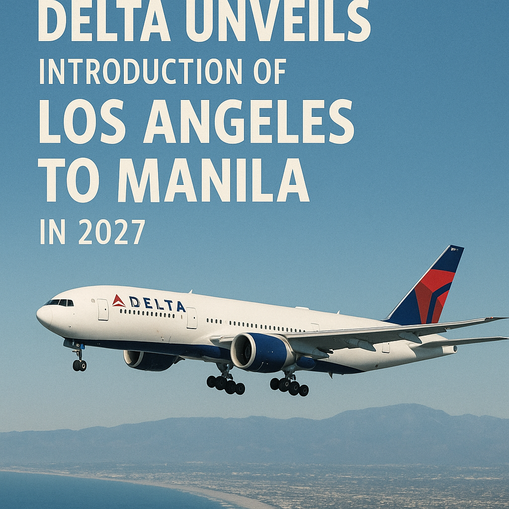 Delta Unveils Introduction of Flights from Los Angeles to Manila in 2027