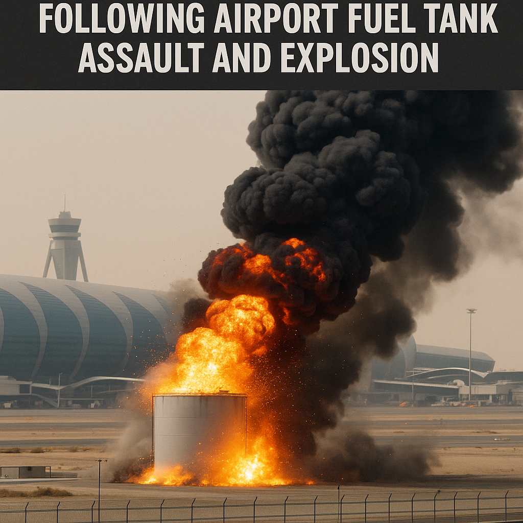 Dubai Bans Foreign Airlines Following Airport Fuel Tank Assault and Explosion