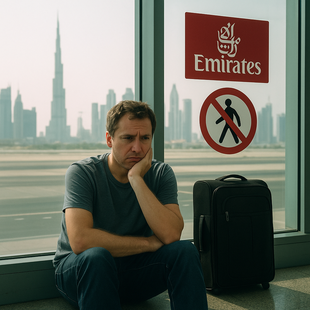 Emirates Prohibits Traveler, Resulting in His Isolation in Dubai: An Individual Predicament