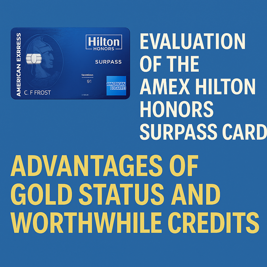 Evaluation of the Amex Hilton Honors Surpass Card: Advantages of Gold Status and Worthwhile Credits