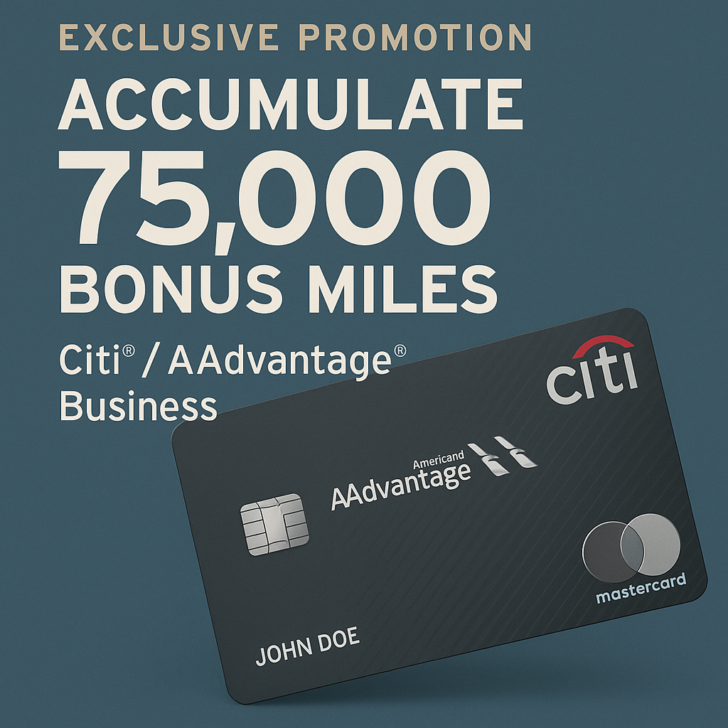 Exclusive Promotion: Accumulate 75,000 Bonus Miles with Citi AAdvantage Business Card