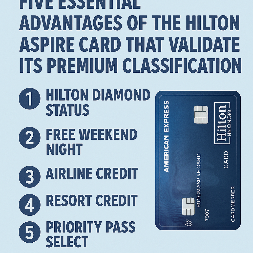 Five Essential Advantages of the Hilton Aspire Card That Validate Its Premium Classification