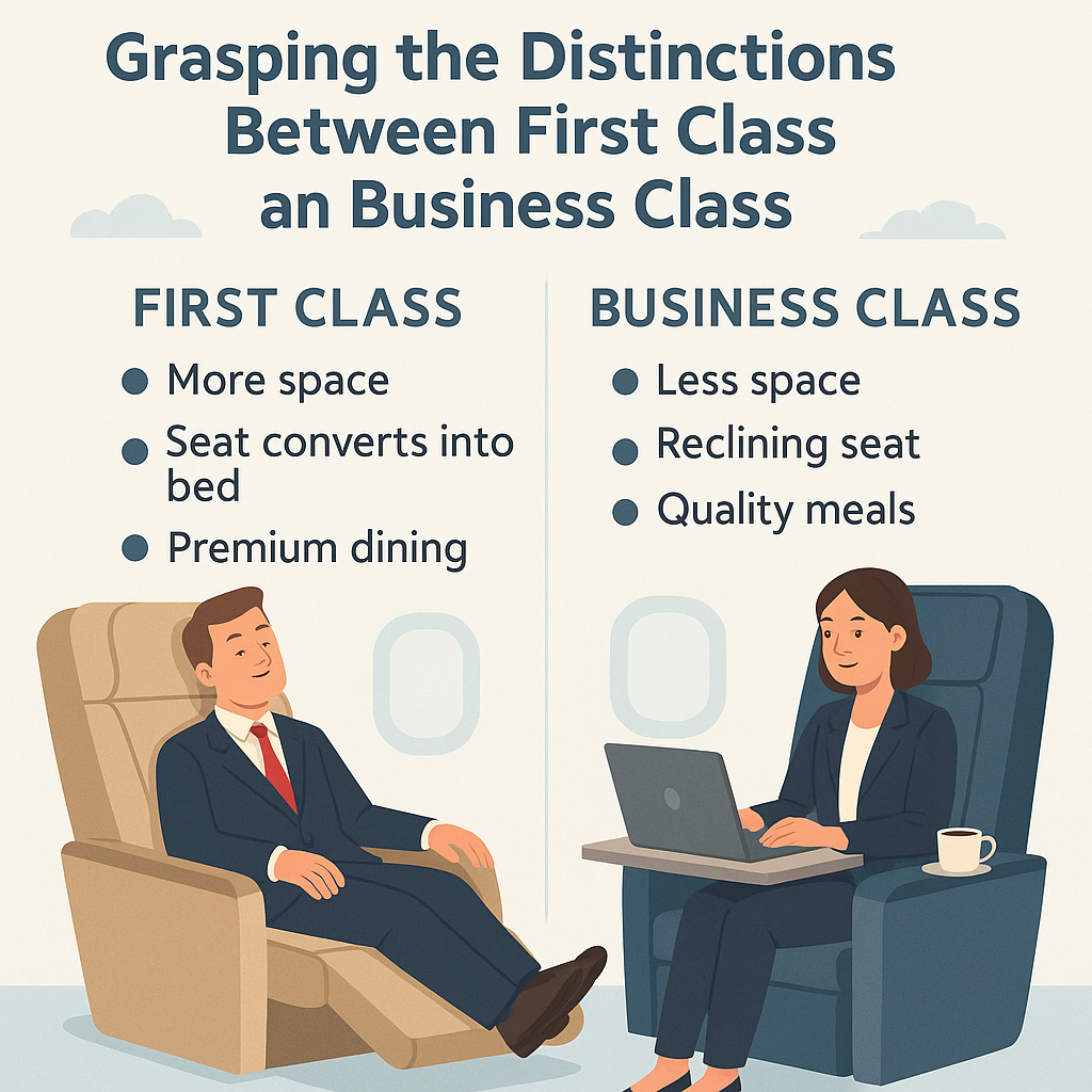 Grasping the Distinctions Between First Class and Business Class