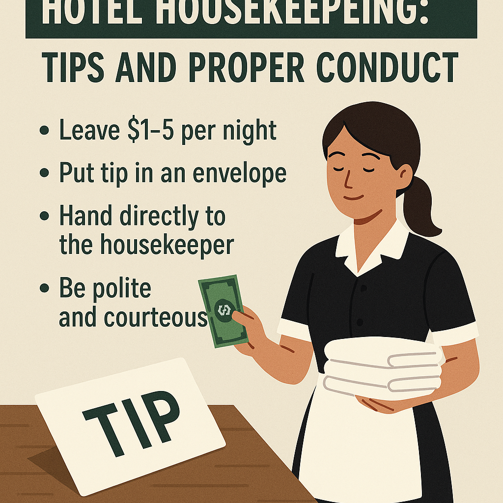 Guidelines for Gratuity for Hotel Housekeeping: Tips and Proper Conduct