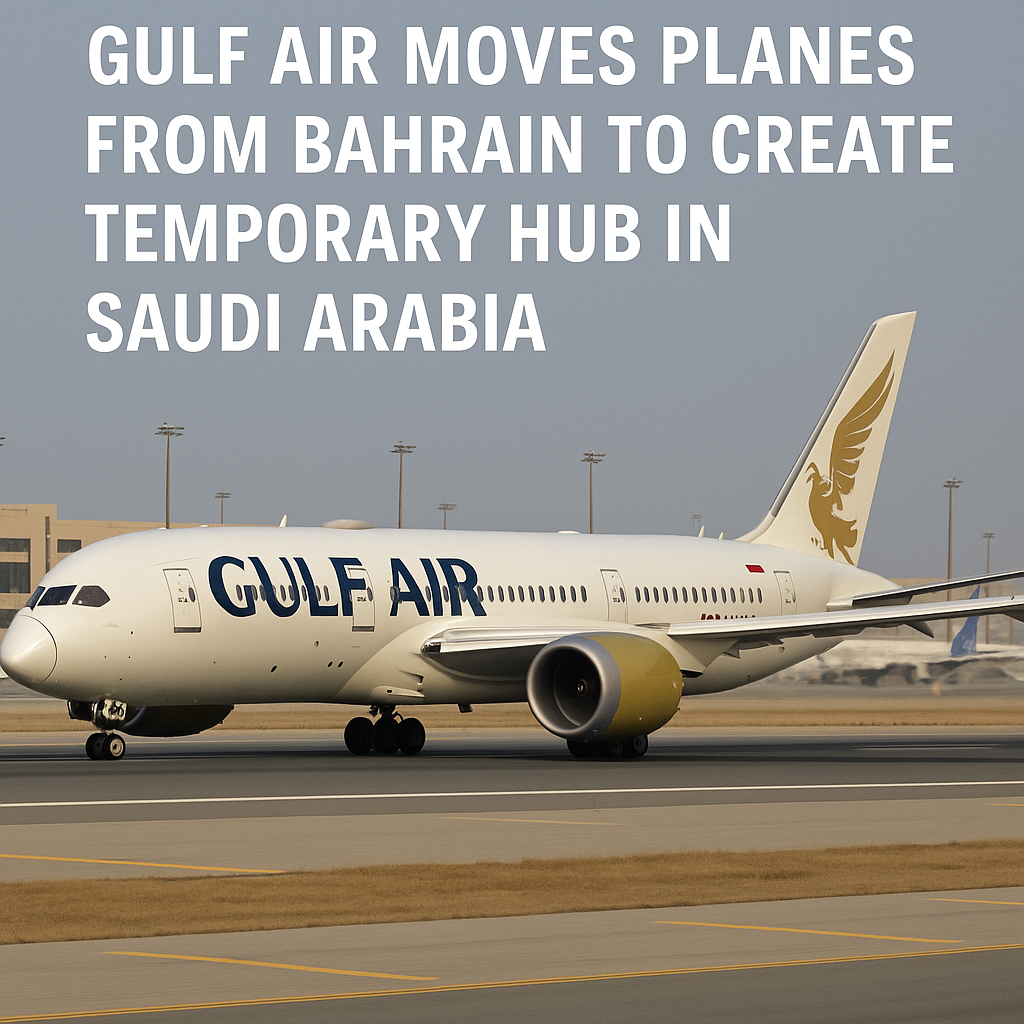 Gulf Air Moves Planes from Bahrain to Create Temporary Hub in Saudi Arabia