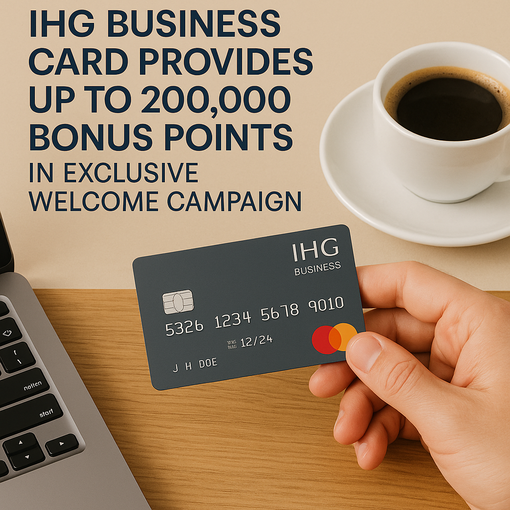 IHG Business Card Provides Up to 200,000 Bonus Points in Exclusive Welcome Campaign