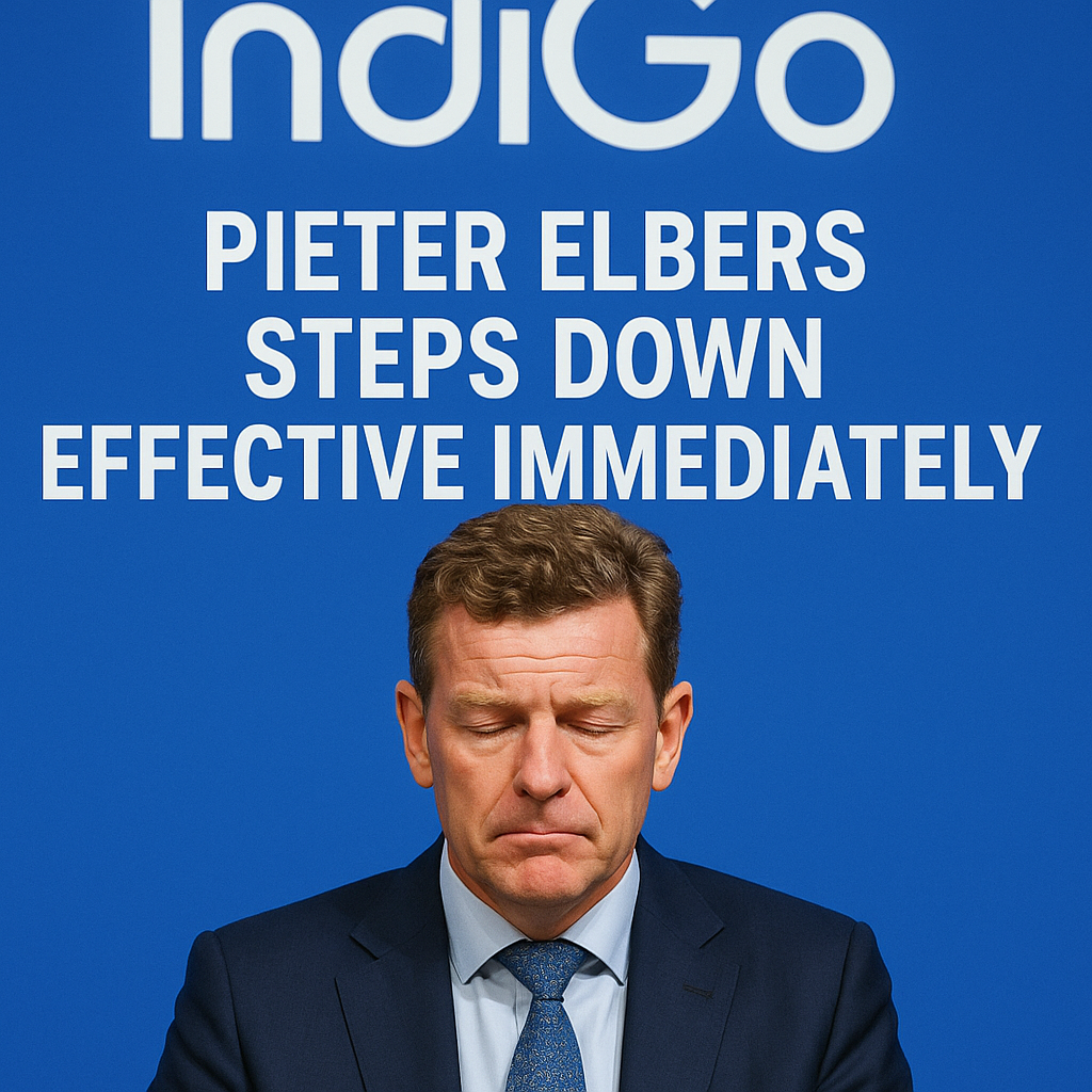 IndiGo’s CEO Pieter Elbers Steps Down Effective Immediately