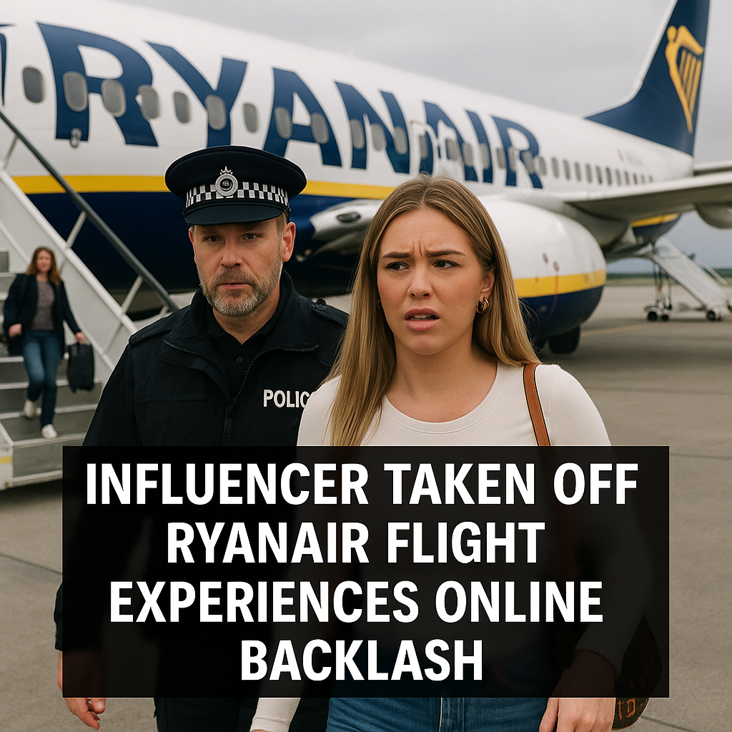 Influencer Taken Off Ryanair Flight Experiences Online Backlash