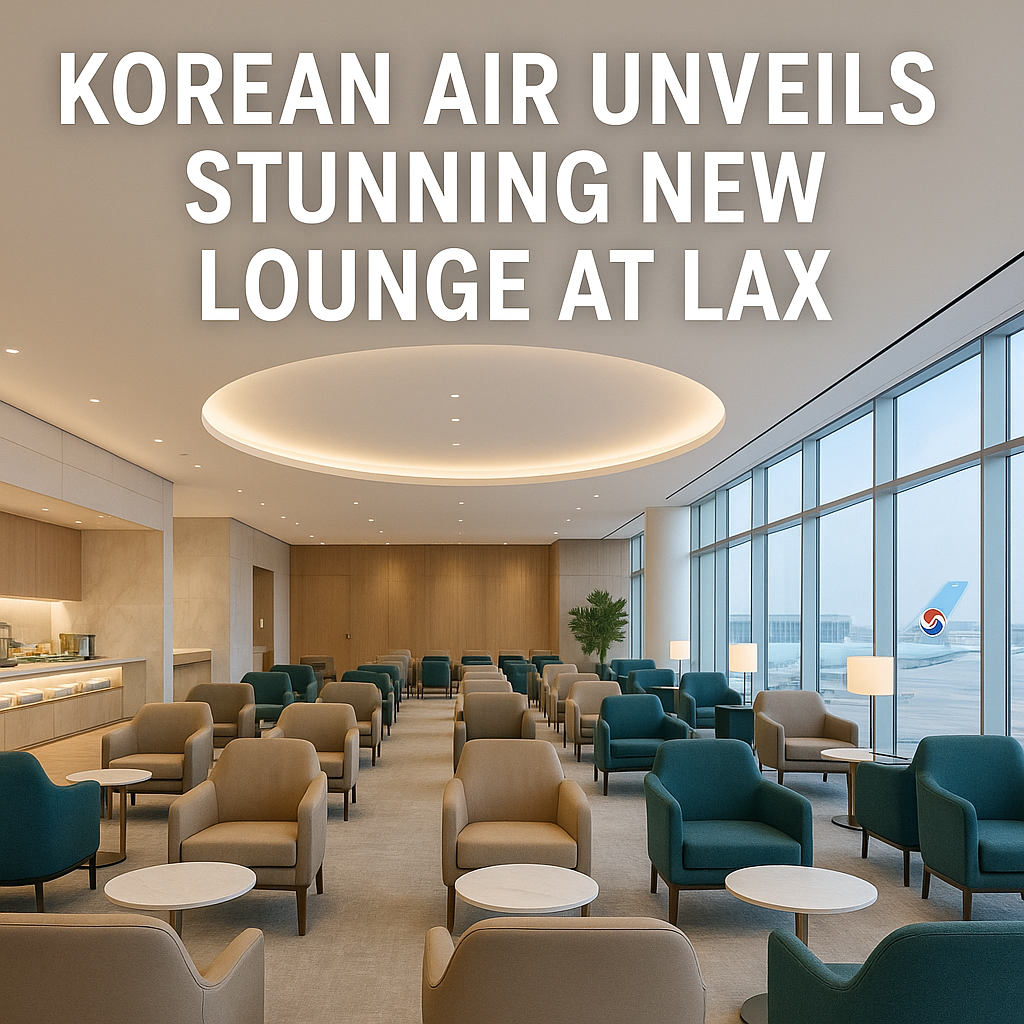 Korean Air Unveils Stunning New Lounge at LAX