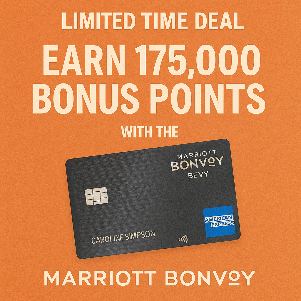 Limited Time Deal: Acquire 175,000 Bonus Points with the Marriott Bonvoy Bevy Card