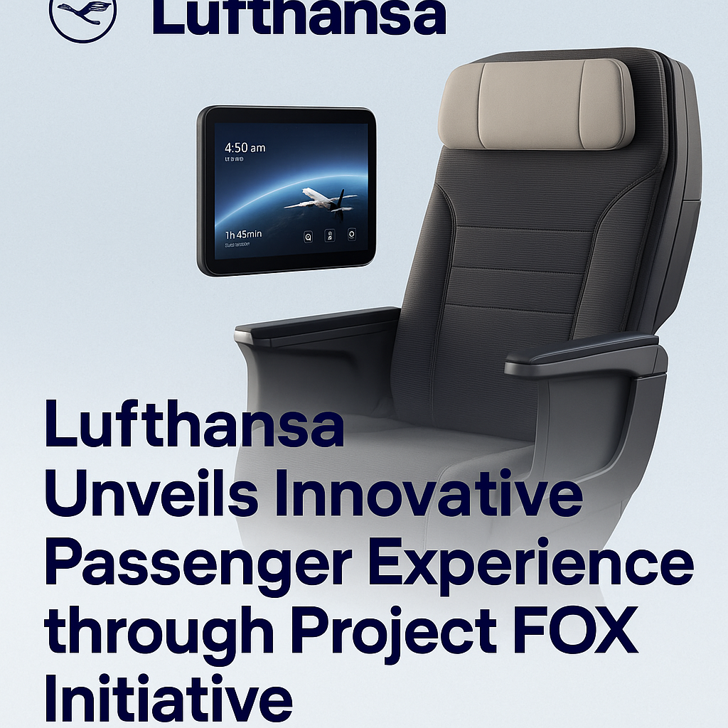 Lufthansa Unveils Innovative Passenger Experience through Project FOX Initiative