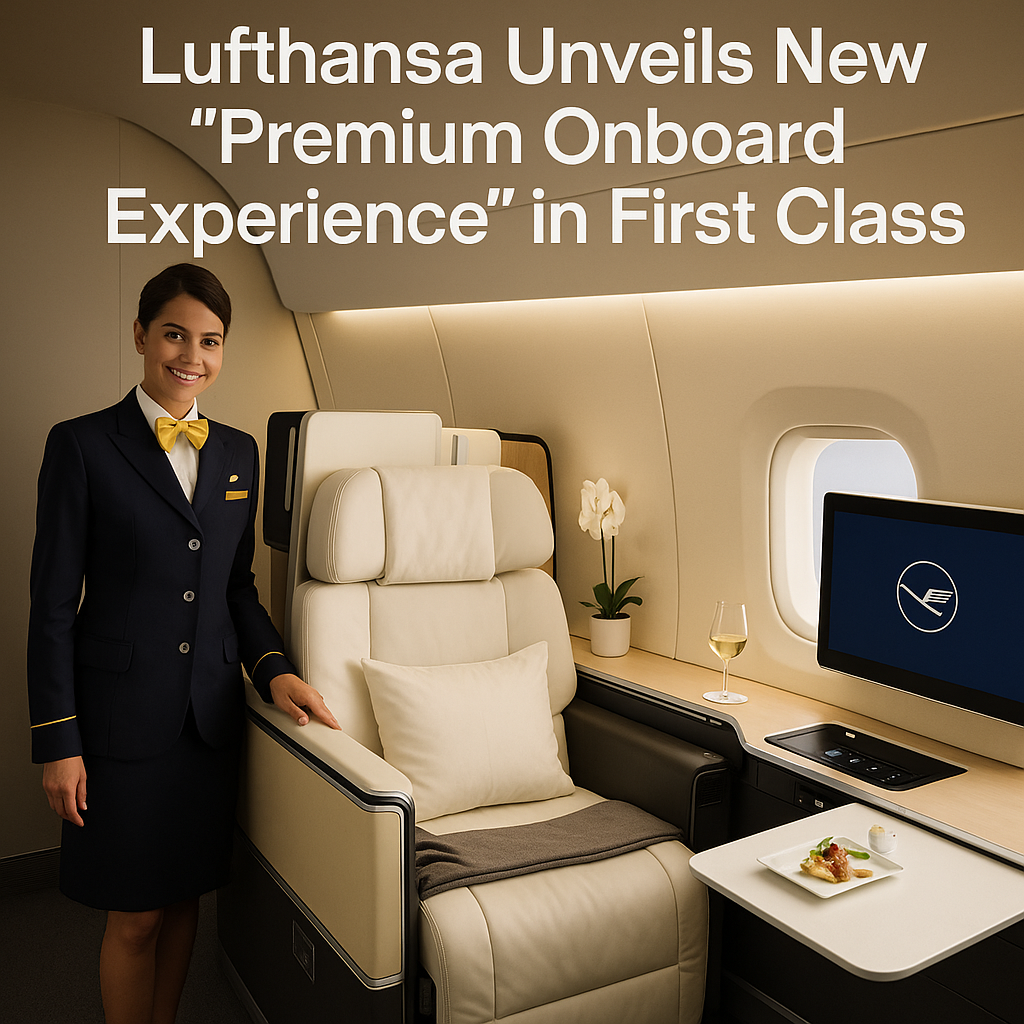 Lufthansa Unveils New “Premium Onboard Experience” in First Class