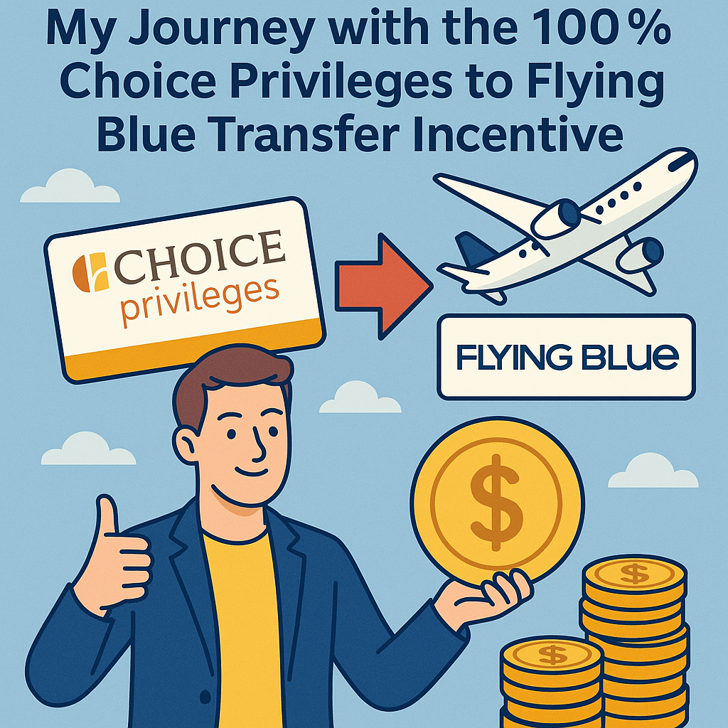 Maximizing Benefits: My Journey with the 100% Choice Privileges to Flying Blue Transfer Incentive
