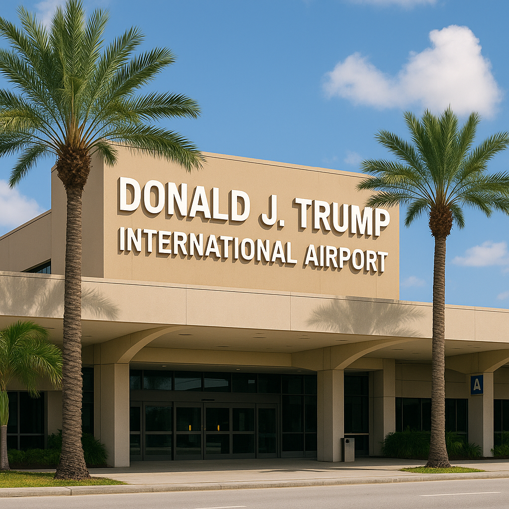 Palm Beach International Airport (PBI) to be Renamed to Honor Donald Trump