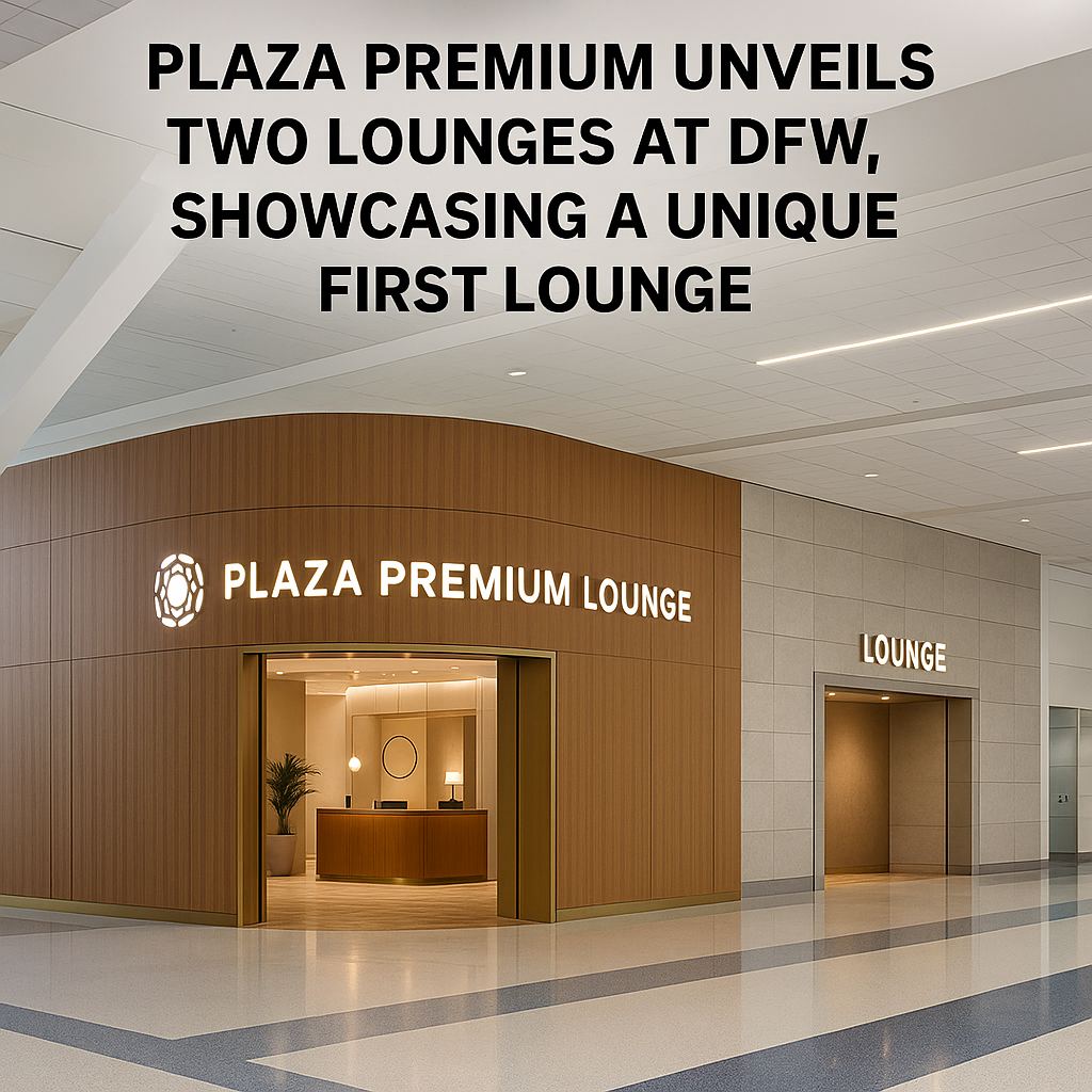 Plaza Premium Unveils Two Lounges at DFW, Showcasing a Unique First Lounge