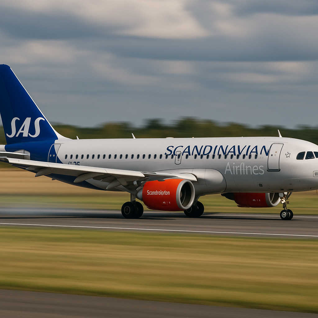 SAS Aircraft Tries to Take Off from Taxiway, Achieves Speeds Exceeding 120 MPH