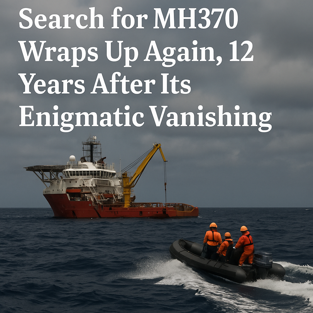 Search for MH370 Wraps Up Again, 12 Years After Its Enigmatic Vanishing
